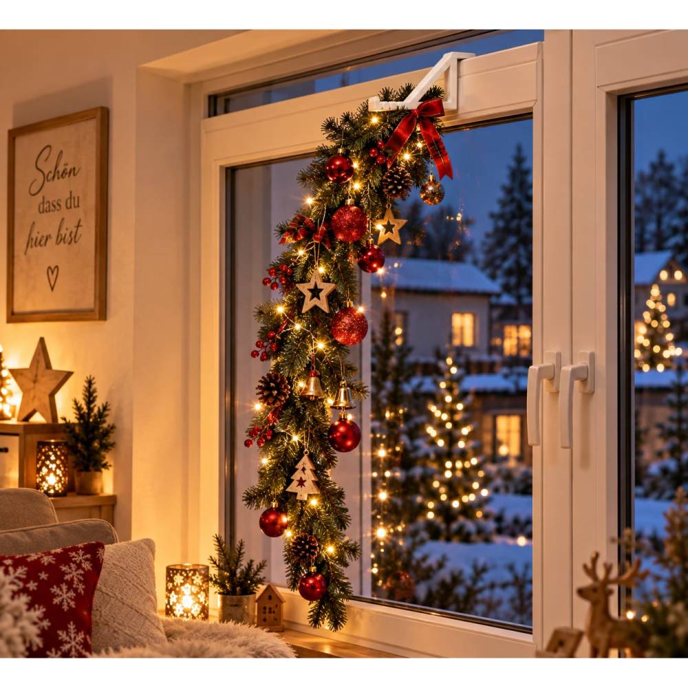 Fensterhaken für Fensterdeko Weihnachten - Halloween