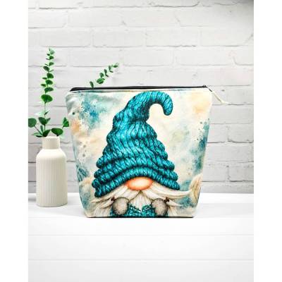 Projekttasche | Bobbeltasche | handgenähte Baumwolltasche | Strickprojekttasche | Wollaufbewahrung