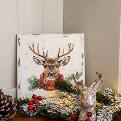 Holzbild Shabby Chic handgemacht