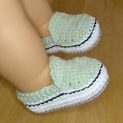 Häkelanleitung Baby-Slipper in 2 Größen, pdf-Datei