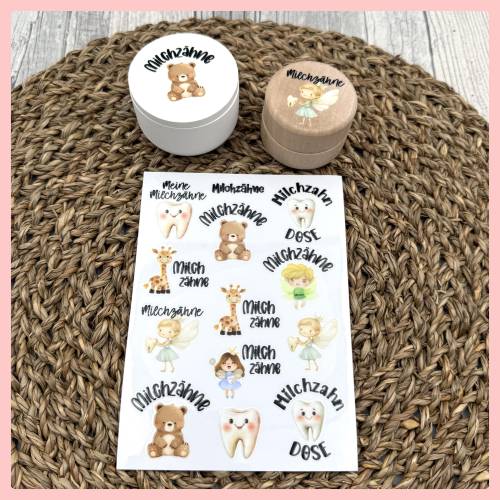 Rub-On I Rubon, ZAHNDOSE, randlos, A6, Motivfarbe bunt, Milchzahndose, Rubon, Rub Ons, z.B. f. Raysin / Keraflott