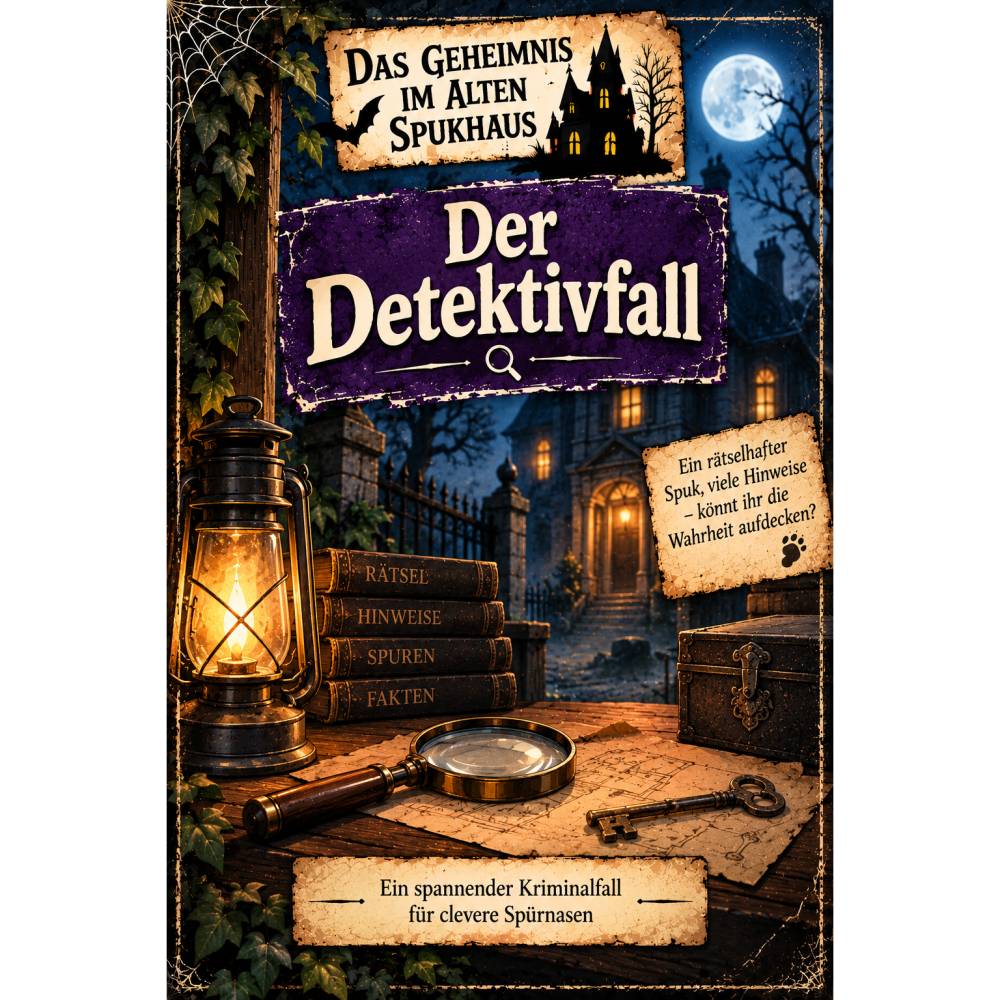 7 Halloween-Minikrimis für Kinder – Detektivspiele mit Hinweisen und Lösungen als PDF-Download Bild 10