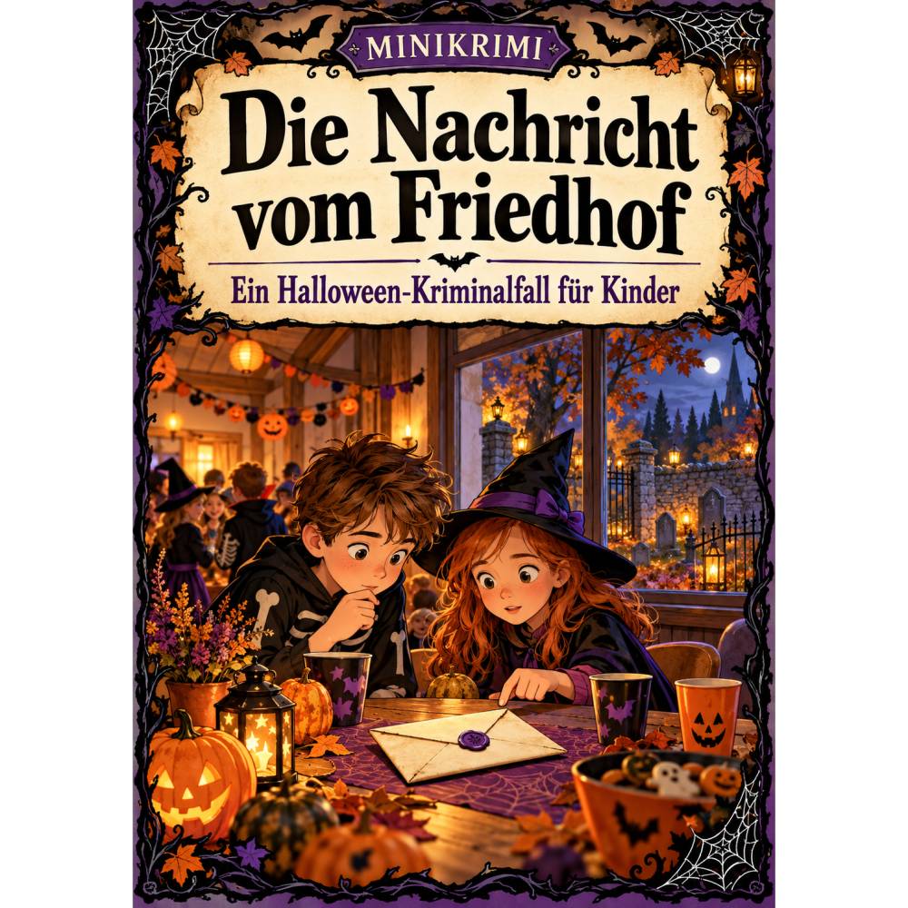 7 Halloween-Minikrimis für Kinder – Detektivspiele mit Hinweisen und Lösungen als PDF-Download Bild 6