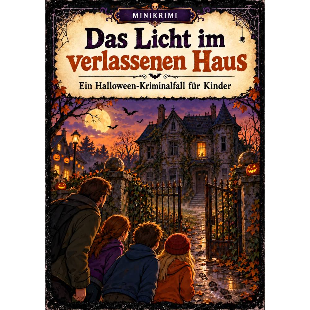 7 Halloween-Minikrimis für Kinder – Detektivspiele mit Hinweisen und Lösungen als PDF-Download Bild 7