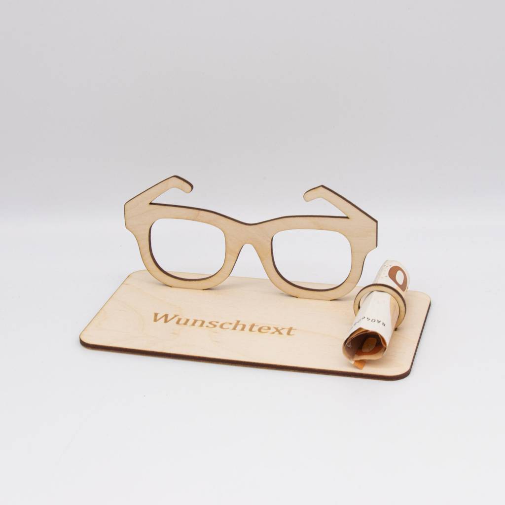 Geldgeschenk Brille