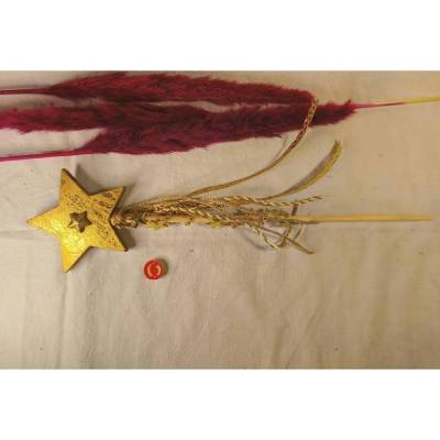 Feenstab mit Stern – weihnachtliche Dekoration | 7 Varianten