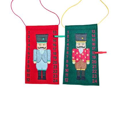 Stickdatei Adventskalender mit Nussknacker