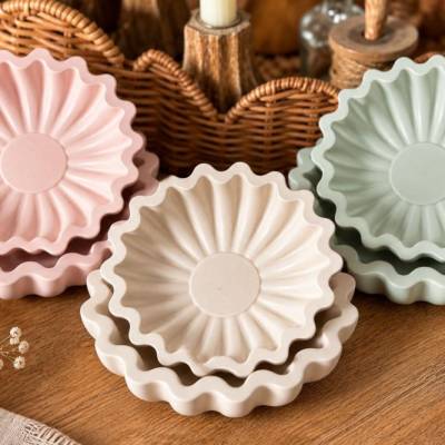 Handgefertigte Schmuckschale - Dekoschale in Pastell Boho & Scandi Deko