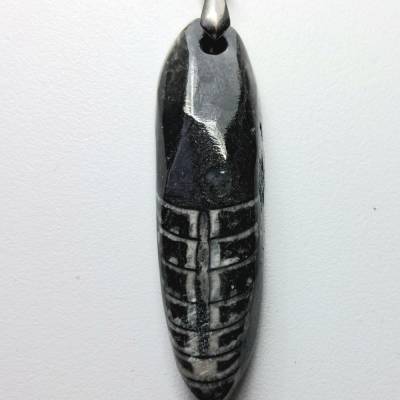 Orthoceras Fossilienanhänger | Fossil Schmuck | Fossil Anhänger | Urzeit Schmuck | Fossilienschmuck |