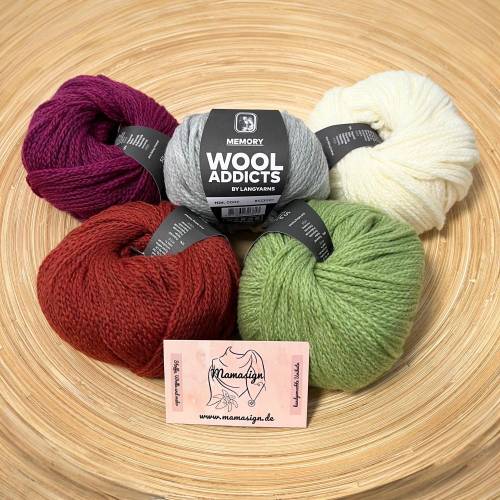 Lang Yarns • Wool Addicts Memory - 50g / Knäuel in verschieden Farben