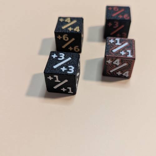 MTG +1/+1 Counter Würfel für Magic The Gathering, Counter Dice für Commander & EDH, TCG Zubehör, versch. Farben, 1 Stk.