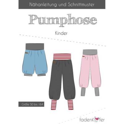 Fadenkäfer Papierschnittmuster Pumphose KINDER