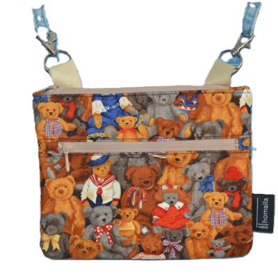 Gürtelschlaufen Tasche "Teddy" , Crossbody bag #2079