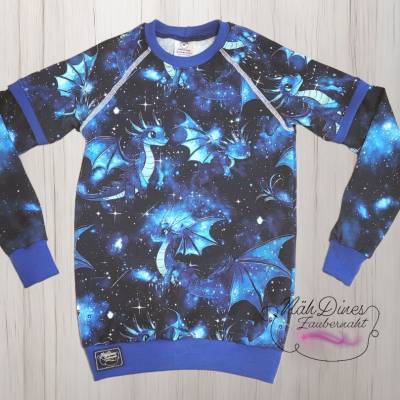 Raglan Pulli Drachen Größe 116