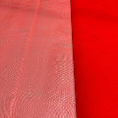 Tüll Stoff Coupon in kräftigem Dunkelorange – 3 m lang, 1,38 m breit – Reststück / Stoffstück für DIY & Deko