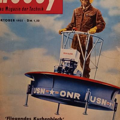 Hobby – Das Magazin der Technik -   Oktober 1955 - Fliegendes Kuchenblech -