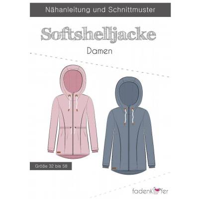 Fadenkäfer Papierschnittmuster Softshelljacke DAMEN