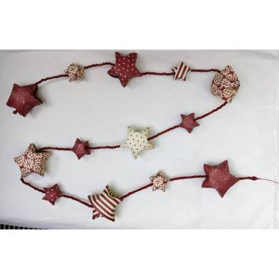 Selbstgemachter Weihnachtsschmuck / Fensterkette