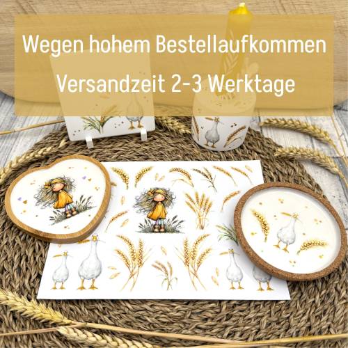 Rub Ons Herbst LANDLIEBE, A5, bunt/farbig, Rubon, Rub Ons Lavendel, Rub Ons Gans, Sommer, Herbst, Rub On Herbst 