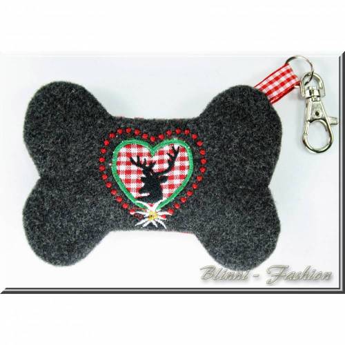 Trachten - Kotbeuteltäschchen, Tasche für Kotbeutel OKTOBERFEST,  Kotbeutelspender, Kotbeutelhalter, Kotbeuteltasche, Schlüsselanhänger