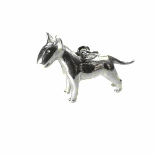 Bullterrier Anhängher Silber 925 Terrier Hund Hunde Silberanhänger Doc Silver