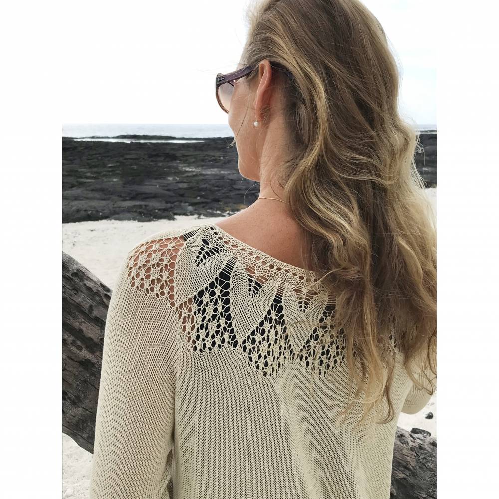 HAWAII Strickpullover Bluse (PDF) Anleitung Bild 1