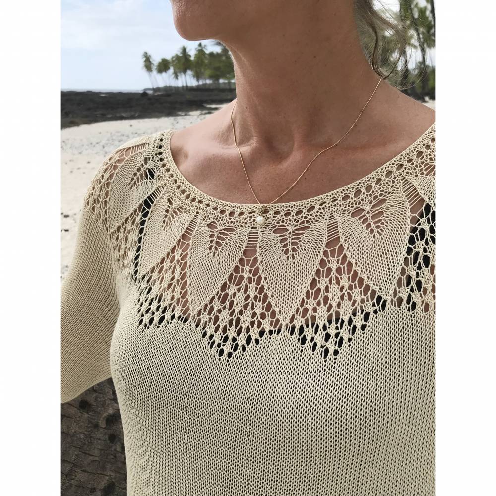 HAWAII Strickpullover Bluse (PDF) Anleitung Bild 2