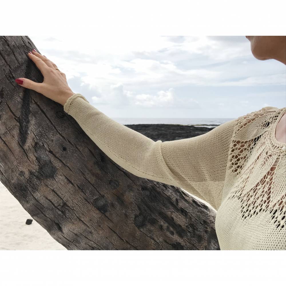 HAWAII Strickpullover Bluse (PDF) Anleitung Bild 4