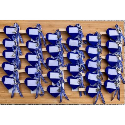 Dirndl-Anstecker Herz Wollfilz – Personalisiertes Wiesn-Glubberl & Trachtenbrosche mit Wunschbeschriftung