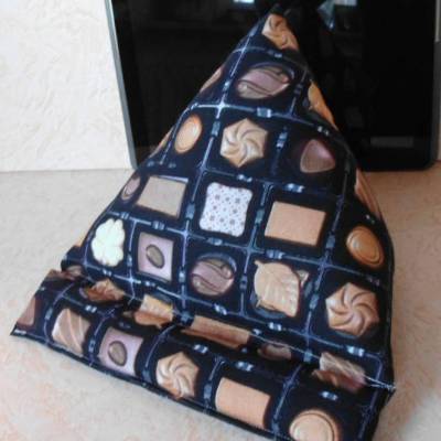 Tabletkissen, Tabletstütze, Kissen, Pralinen, Schokolade, Tabletständer, Tablet-Kissen