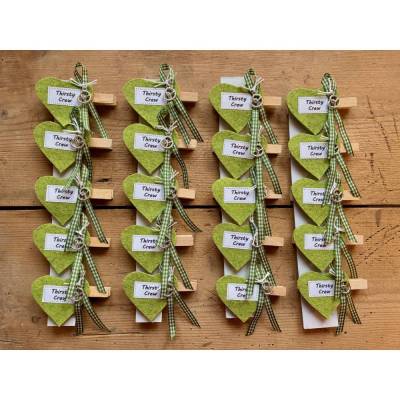 Oktoberfest-Anstecker Dirndl-Brosche Namensschild, Filz  für Veranstaltungen, Hochzeit, Geburtstag, Personalisierung, Logo