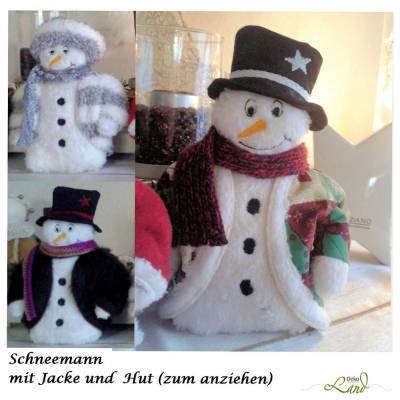 ITH Stickdatei Schneemann 13x18