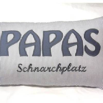 Personalisiertes Kissen für Papa – Geschenk zum Geburtstag, Vatertag & Weihnachten
