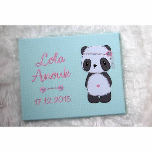 Stickdatei 4x Panda Doodle 13x18cm,Stickdatei, digitale Stickdatei,Stickdateien Indianer