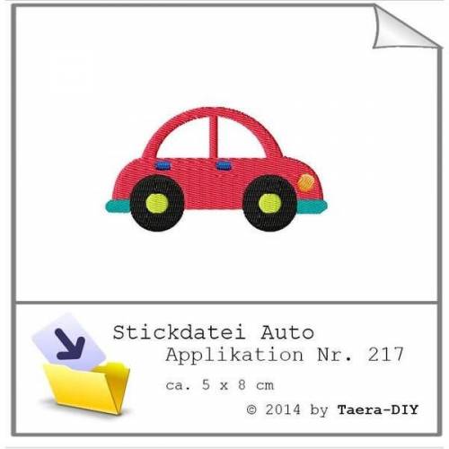 Stickdatei Auto Nr. 217