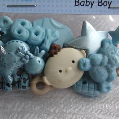Dress it up Knöpfe - Buttons      Babys      (1 Pck.)    Baby Boy