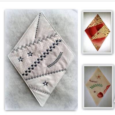 ITH Stickdatei Rautenquiltblock 20x28