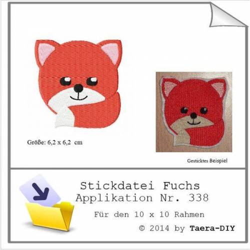 Stickdatei Fuchs Nr. 338