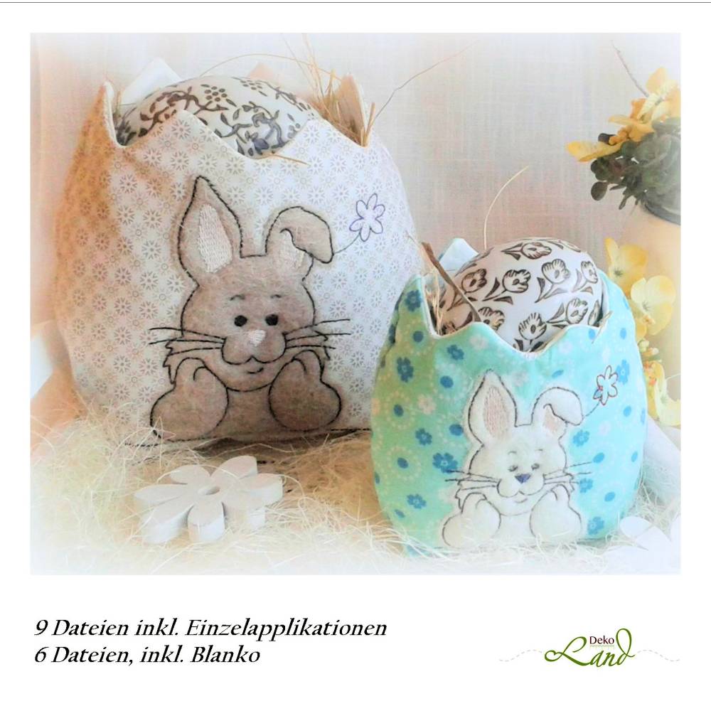 ITH Stickdatei Osternest Set Bild 1