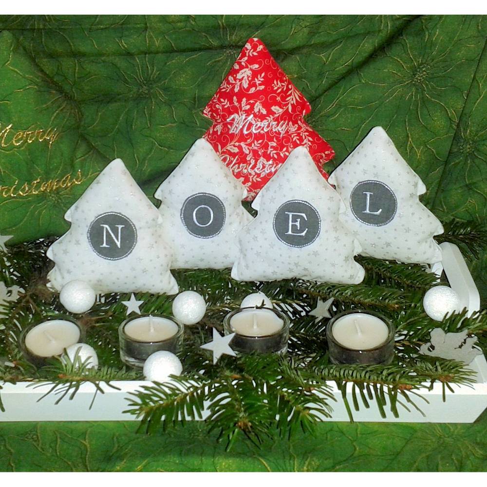 ITH Stickdatei Adventstannen Set Bild 4