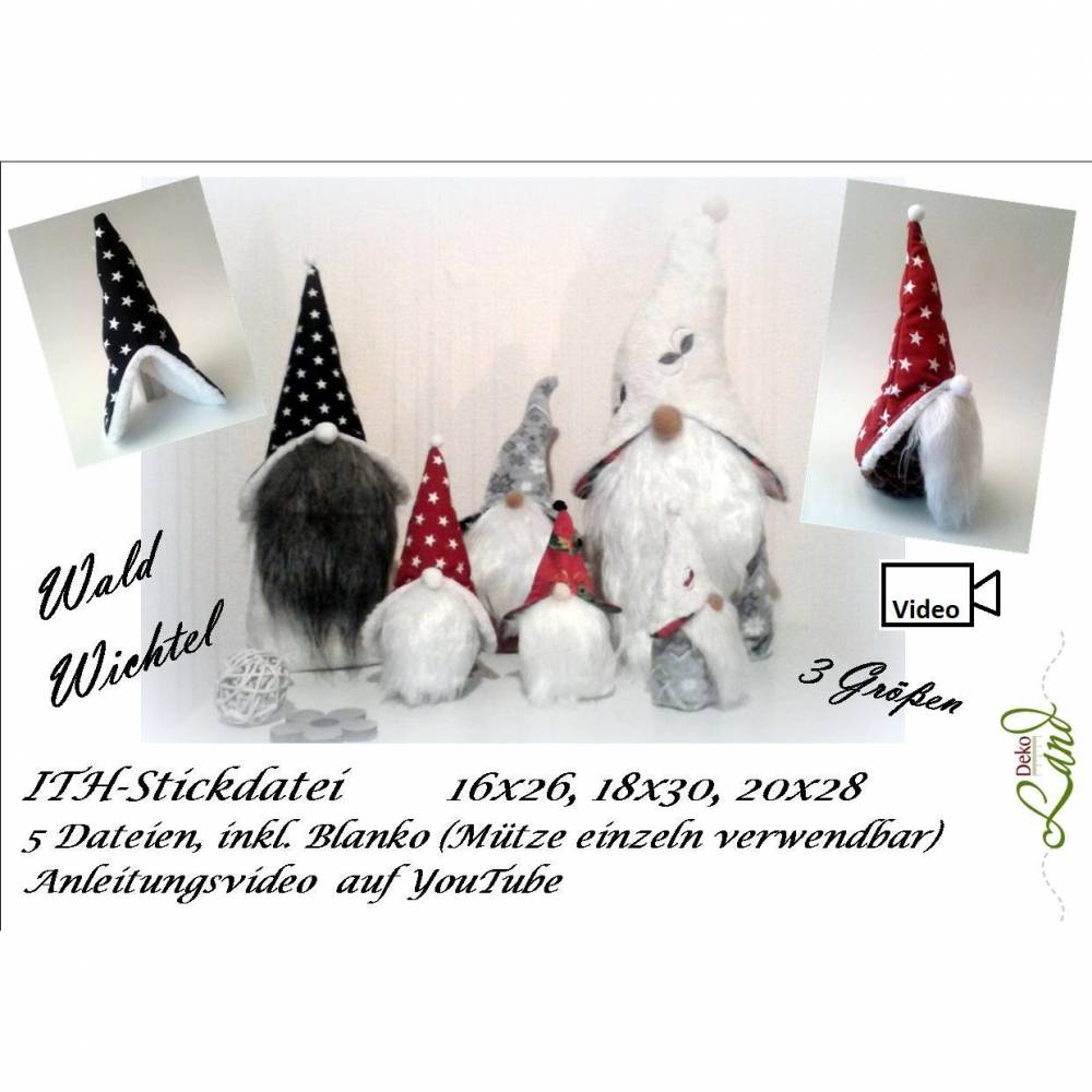 ITH Stickdatei Wald Wichtel Set Bild 2
