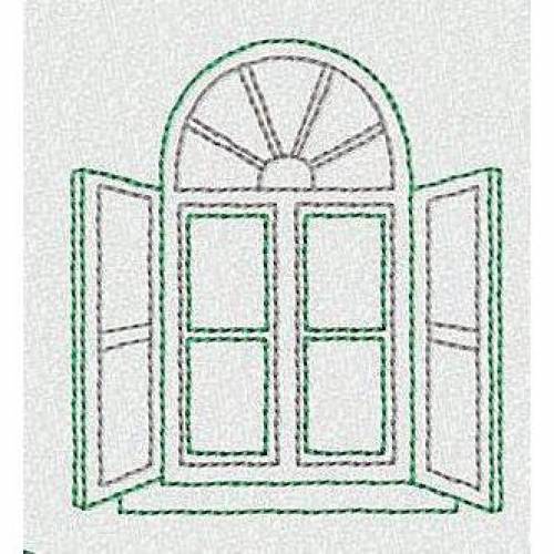 Stickdatei Fenster