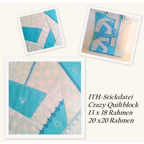 ITH Stickdatei Crazy Quilt Set