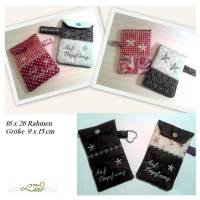 ITH Stickdatei Handytasche 16x26