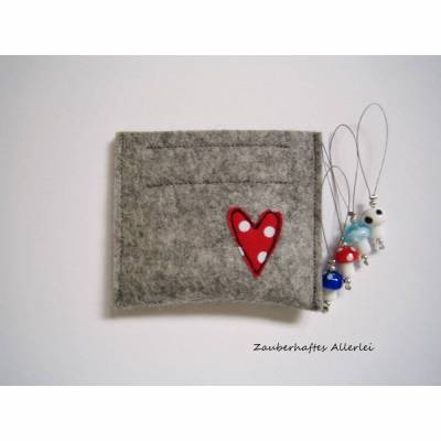 Maschenmarkierer Fliegenpilz mit passendem Etui