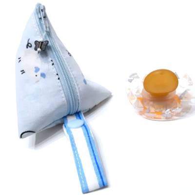 Schnullertasche, Pyramidentasche mit Bauernhof Tiere