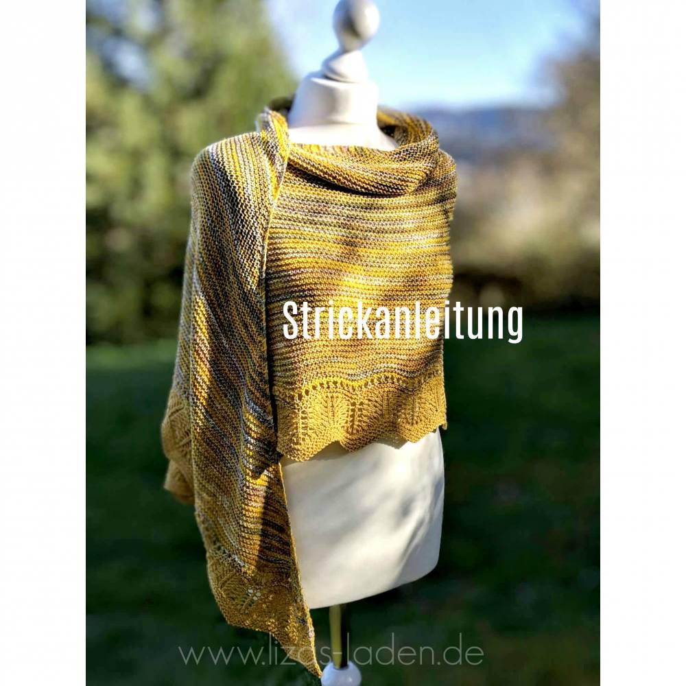 Strickanleitung Lizas Tuch Ährentanz Bild 1