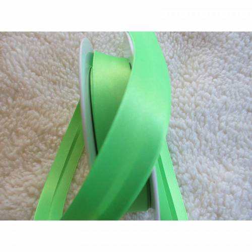 1 m Neon - Schrägband,Einfassband Jobotex  Neon grün Oeko-Tex Standard 100  (1m/1,00  €)