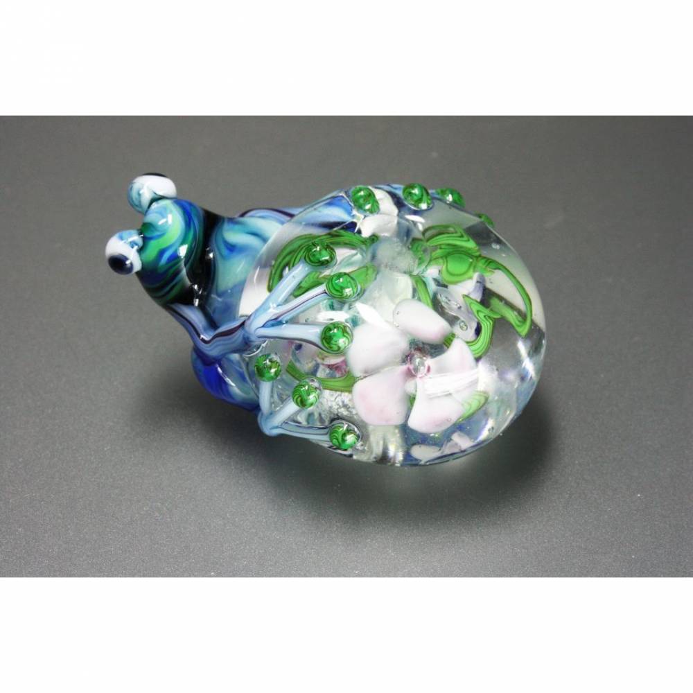 Glasperle "Frosch", lampwork Bild 5