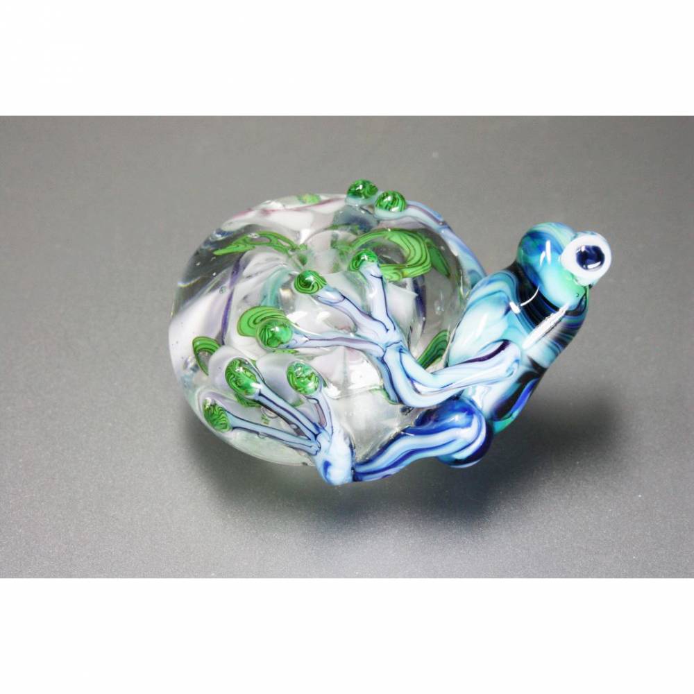 Glasperle "Frosch", lampwork Bild 6